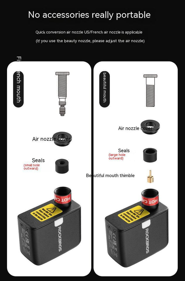 Mini Electric Tire Pump Portable High Pressure